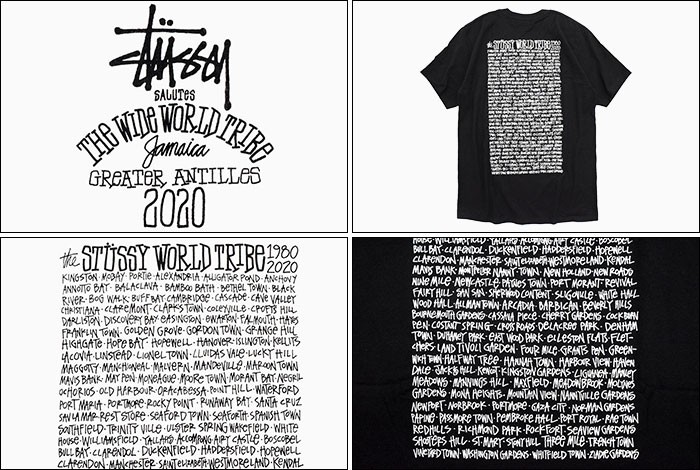 STUSSY（ステューシー） Tシャツ 半袖 メンズ Jamaica World Tribe 