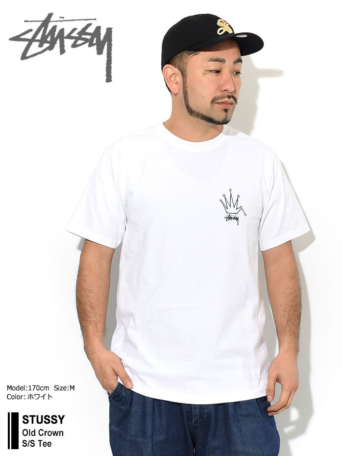 STUSSY ステューシー Tシャツ 半袖 メンズ Old Crown ( stussy