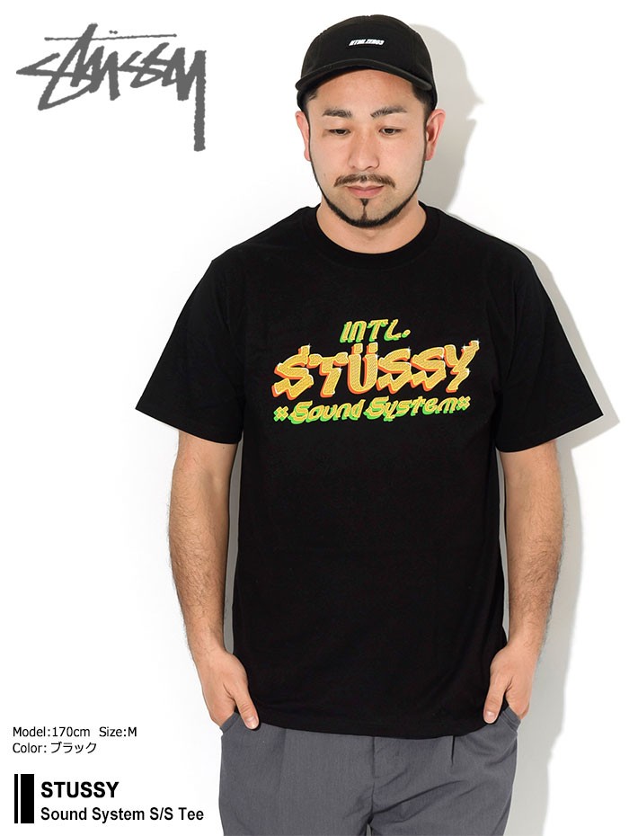 STUSSY（ステューシー） Tシャツ 半袖 メンズ Sound System ( stussy