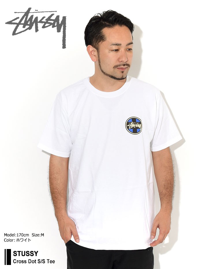 STUSSY（ステューシー） Tシャツ 半袖 メンズ Cross Dot ( stussy tee