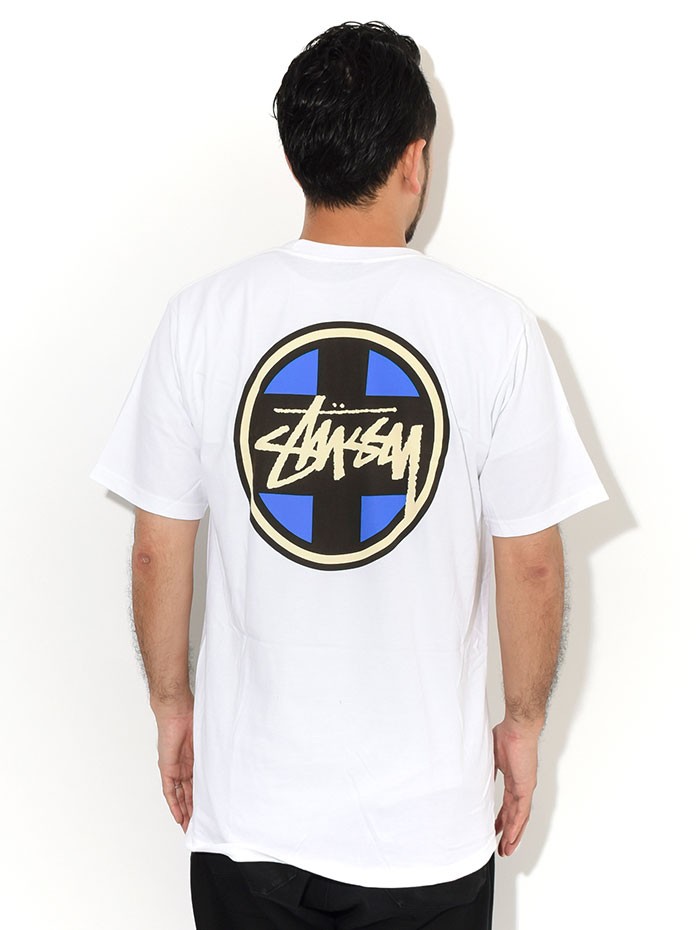 STUSSY ステューシー Tシャツ 半袖 メンズ Cross Dot ( stussy