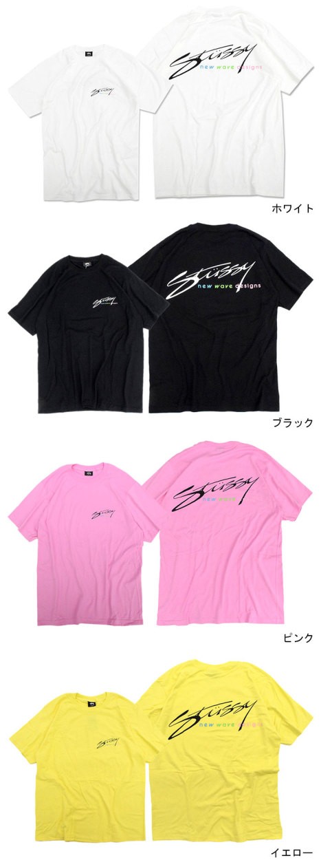 ステューシー Tシャツ 半袖 STUSSY メンズ New Wave Designs ( stussy 