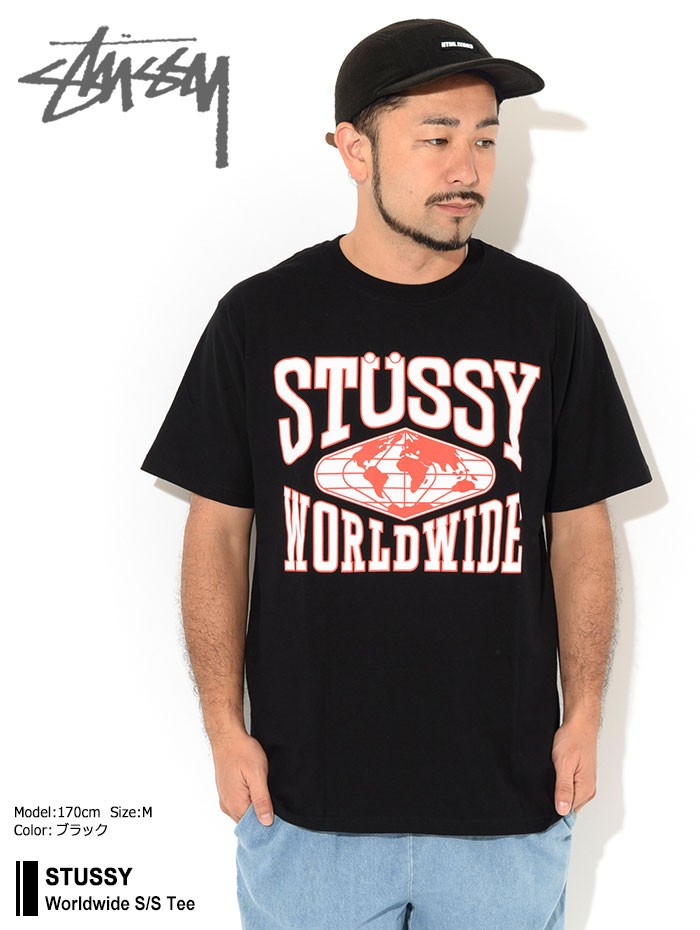 ステューシー Tシャツ 半袖 STUSSY メンズ Worldwide ( stussy tee T-SHIRTS カットソー トップス 男性用  1904552 USAモデル 正規 )