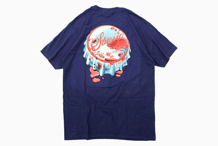 STUSSY ステューシー Tシャツ 半袖 メンズ Bottlecap ( stussy