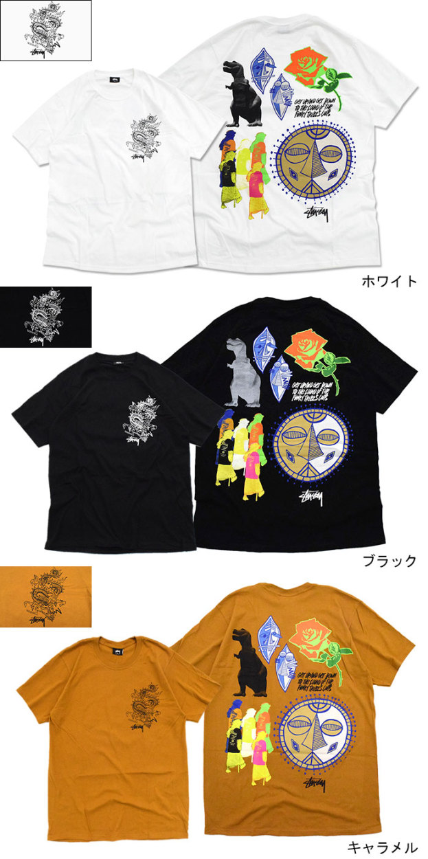 STUSSY（ステューシー） Tシャツ 半袖 メンズ Funky Tribe ( stussy
