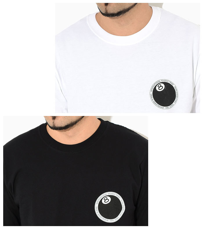 stussy tシャツ 超希少】STUSSY ステューシー 8ボール ハイビスカス柄 Tシャツ