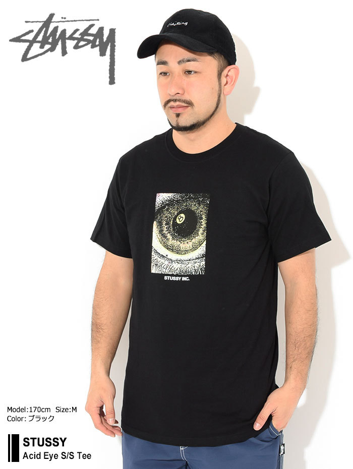 STUSSY（ステューシー） Tシャツ 半袖 メメンズ & レディース Acid Eye