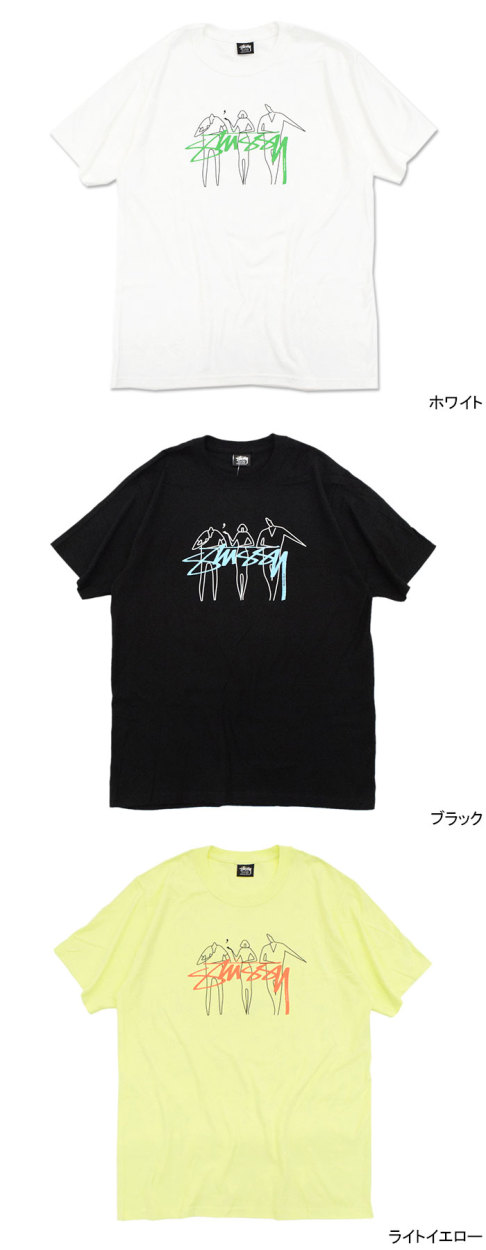 STUSSY（ステューシー） Tシャツ 半袖 メンズ & レディース 3 People