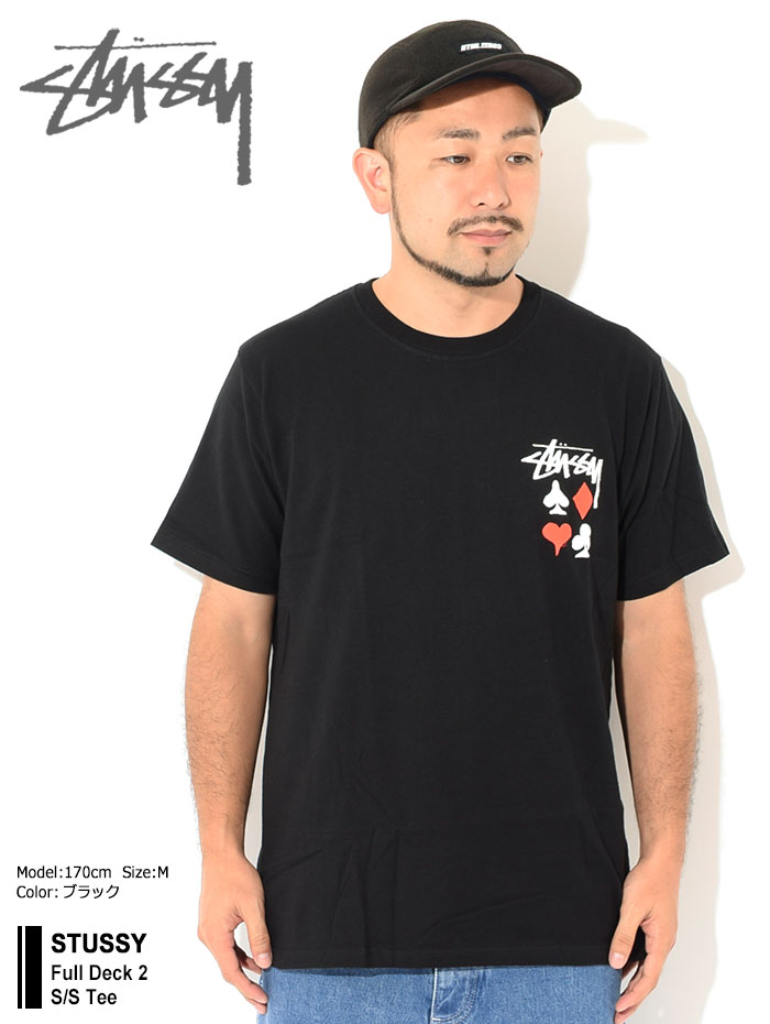 ステューシー Tシャツ 半袖 STUSSY メンズ & レディース Full Deck 2 ( stussy tee カットソー 1904687  USAモデル 正規 )