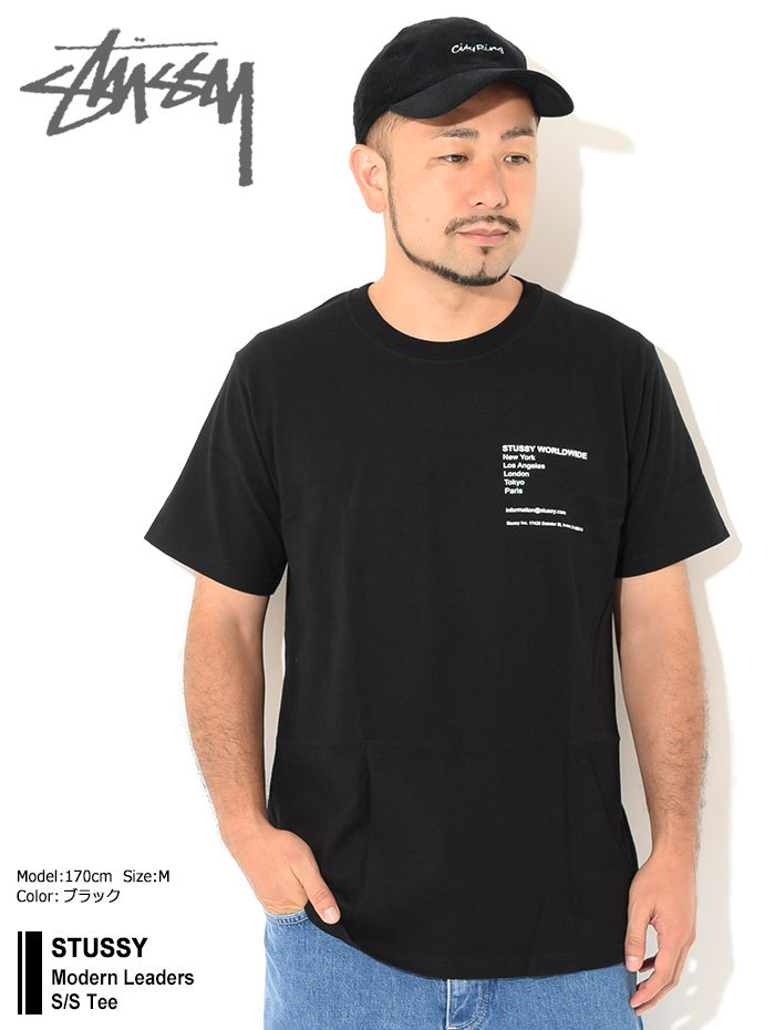 ステューシー Tシャツ 半袖 STUSSY メンズ & レディース Modern Leaders ( stussy tee カットソー 1904690  USAモデル 正規 )