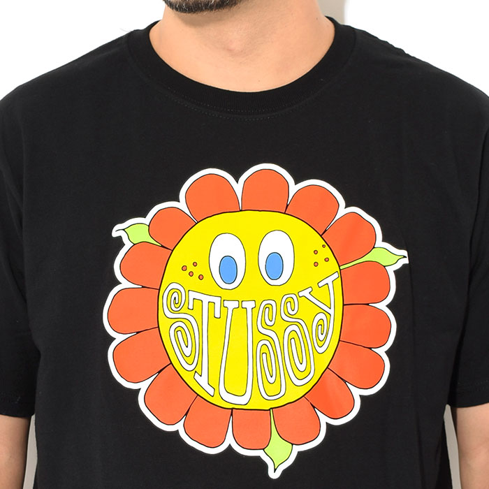 STUSSY（ステューシー） Tシャツ 半袖 メンズ Happy Flower (stussy