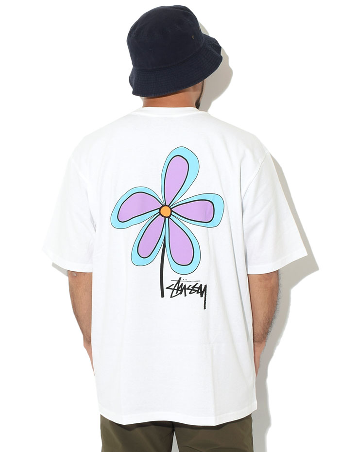 ステューシー Tシャツ 半袖 STUSSY メンズ Flower ( stussy tee T