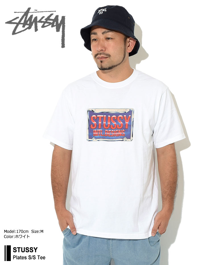 ステューシー Tシャツ 半袖 STUSSY メンズ Plates ( stussy tee T