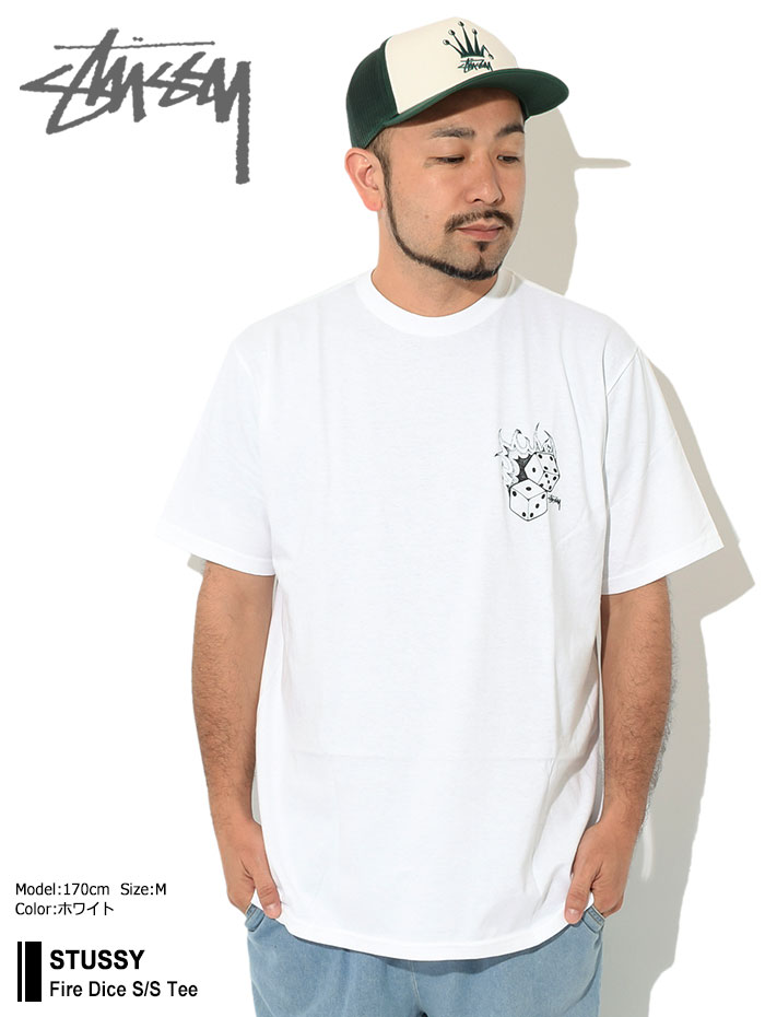 Stussy Flame SS Shirt 半袖シャツ STUSSY ステューシー Tシャツ 半袖 メンズ Flames ( stussy tee