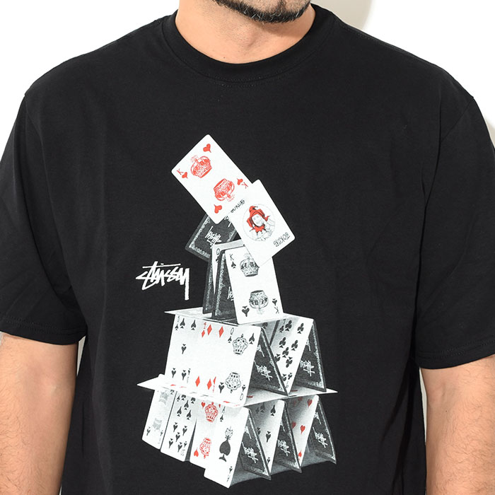 ステューシー Tシャツ 半袖 STUSSY メンズ House Of Cards ( stussy tee T-SHIRTS カットソー トップス  男性用 1904791 USAモデル 正規 )