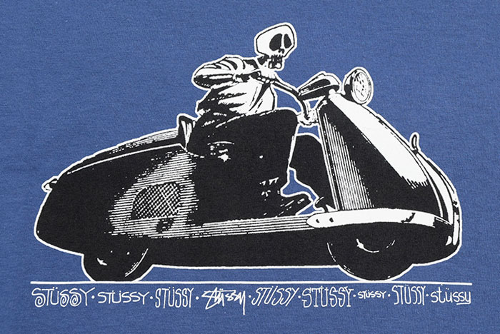 STUSSY ステューシー Tシャツ 半袖 メンズ Skull Scooter