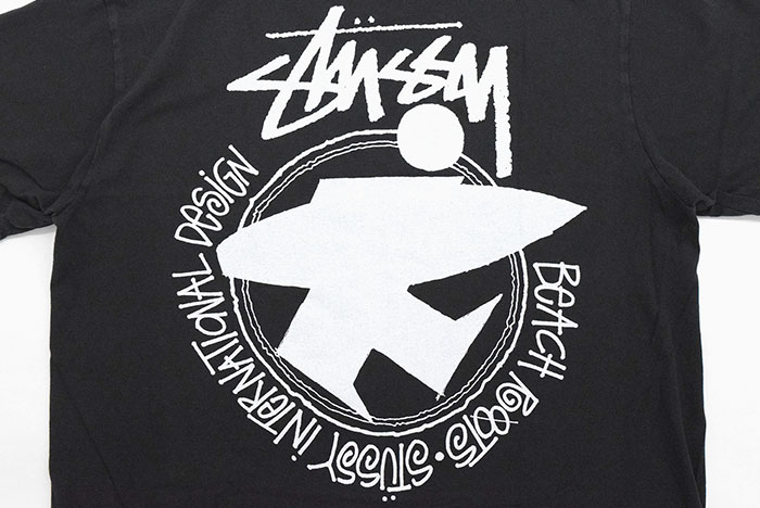 ステューシーTシャツ STUSSY(ステューシー) 90's~00's hibiscus & chimpanzee rider T