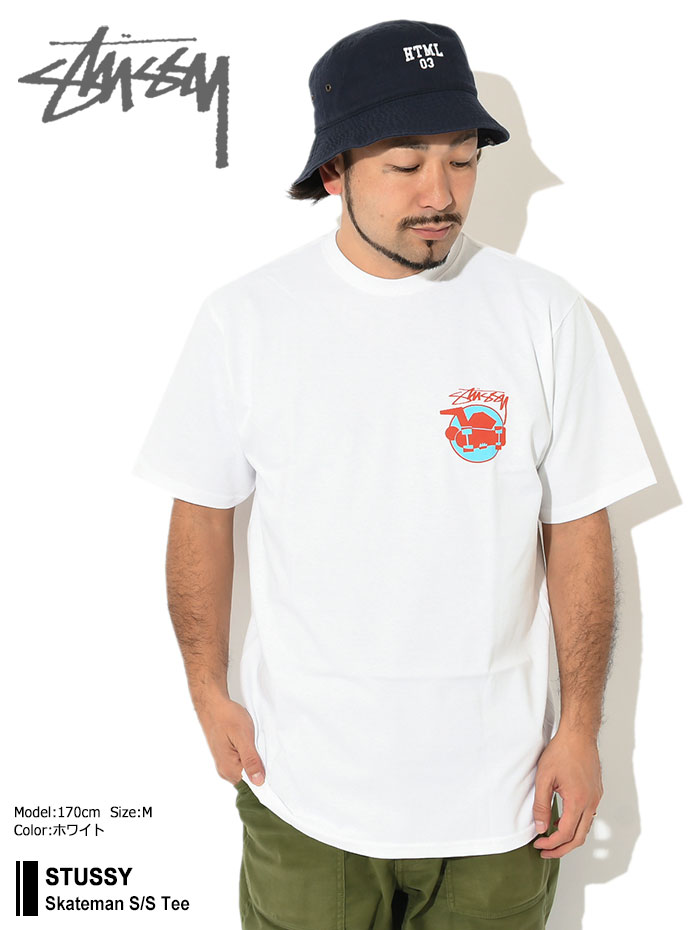 STUSSY ステューシー Tシャツ 半袖 メンズ Skateman ( stussy