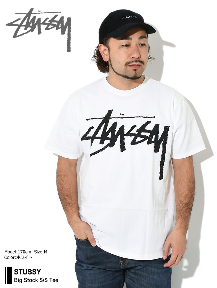 ステューシー Tシャツ 半袖 STUSSY メンズ Big Stock ( stussy tee T