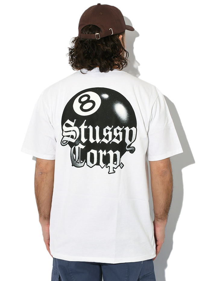 ステューシー Tシャツ 半袖 STUSSY メンズ 8 Ball Corp. ( stussy tee