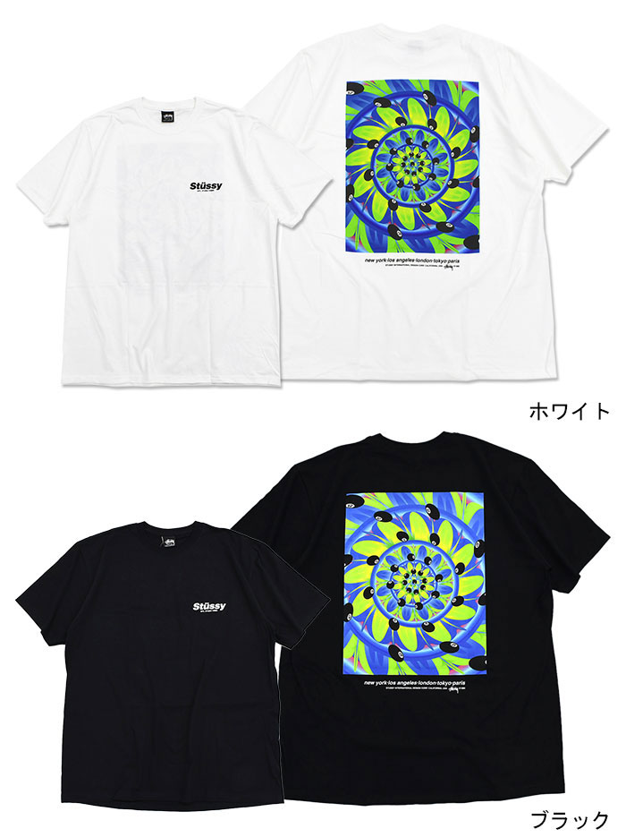STUSSY ステューシー Tシャツ 半袖 メンズ Rabbit Hole ( stussy