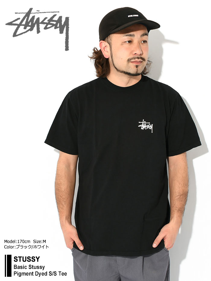 ★【STUSSY】★BASIC STUSSY PIGMENT DYED TE.E ステューシー★ Stussy Basic Pigment Dyed T-Shirt Natural Men's - FW23 - US