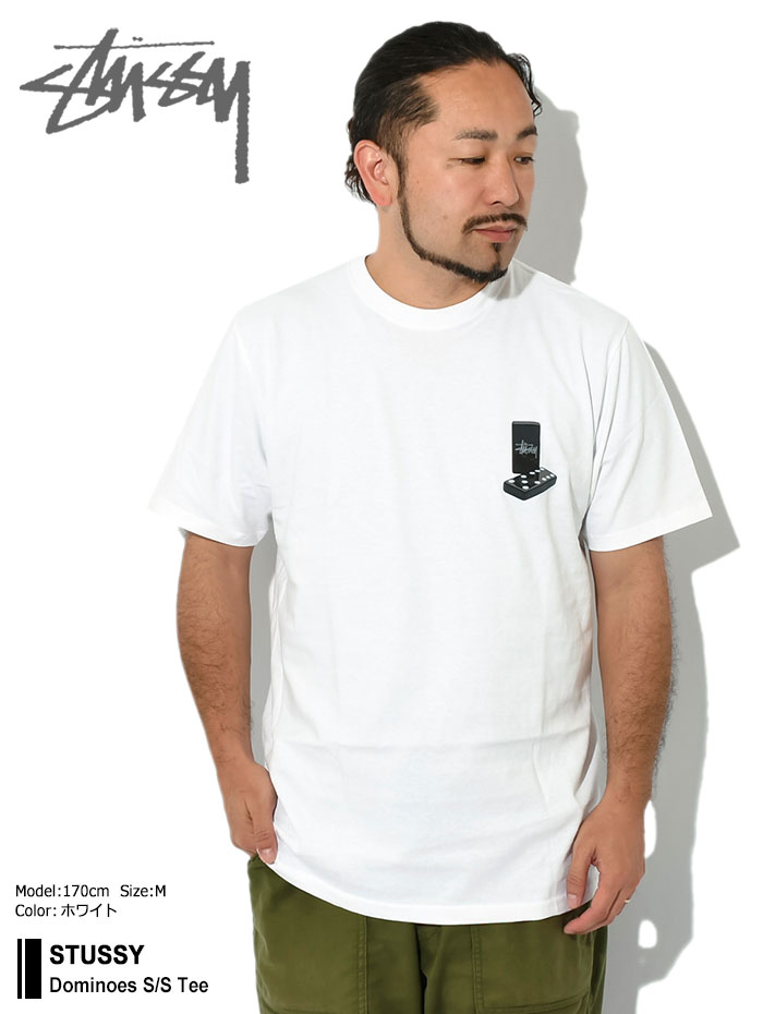 ステューシー Tシャツ 半袖 STUSSY メンズ Dominoes ( stussy tee T 