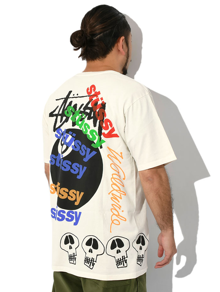ステューシー Tシャツ 半袖 STUSSY メンズ Test Strike Pigment Dyed (stussy tシャツ tee ピグメント  1904915 USAモデル 正規)[M便 1/1]