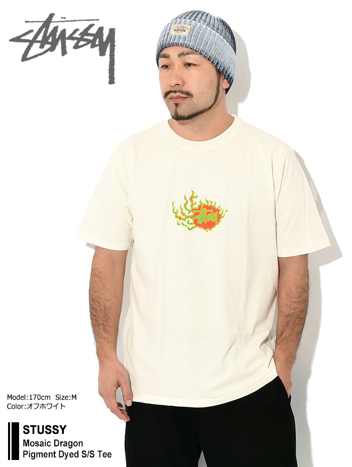 ステューシー Tシャツ 半袖 STUSSY メンズ Mosaic Dragon Pigment Dyed ( stussy tee ピグメント  カットソー トップス 1904978 USAモデル 正規 )[M便 1/1]