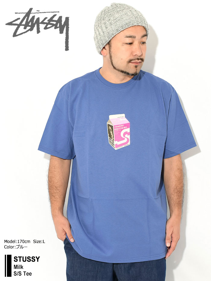 STUSSY(ステューシー) Tシャツ 半袖 メンズ Milk ( stussy tee T STUSSY(ステューシー) Tシャツ 半袖 メンズ Milk ( stussy tee T