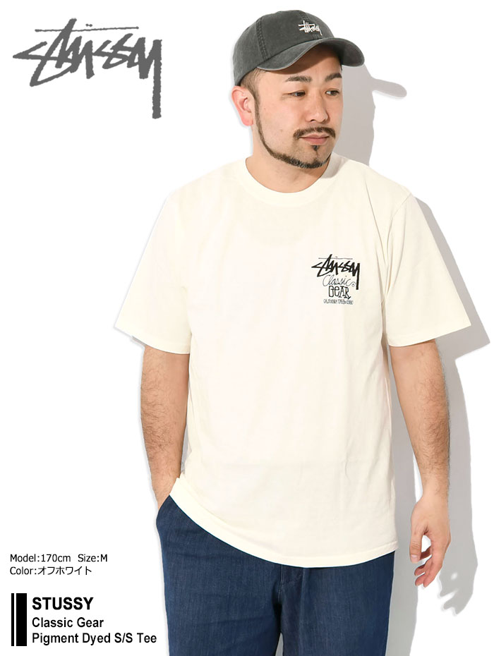 STUSSY ステューシー Tシャツ 半袖 メンズ Classic Gear Pigment STUSSY ステューシー Tシャツ 半袖 メンズ Classic Gear Pigment