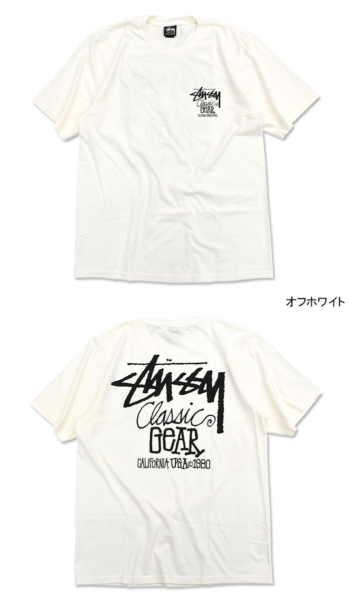 STUSSY ステューシー Tシャツ 半袖 メンズ Classic Gear Pigment STUSSY ステューシー Tシャツ 半袖 メンズ Classic Gear Pigment