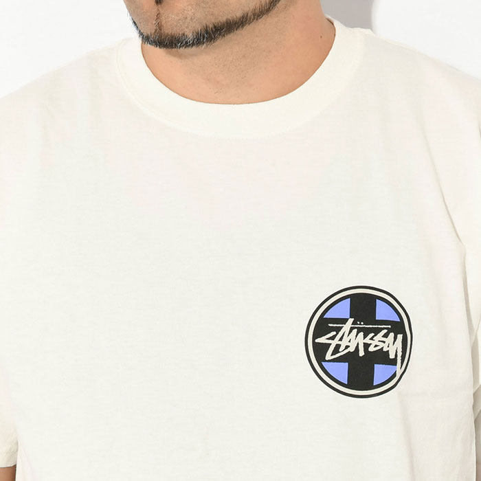STUSSY ステューシー Tシャツ 半袖 メンズ Cross Dot Pigment