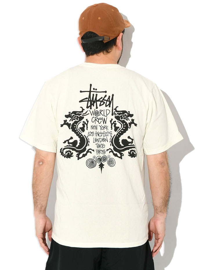【STUSSY】ピグメントダイ ダブルドラゴン Tシャツ Double Dragon Tee Pigment Dyed – Black | Tees | Stüssy