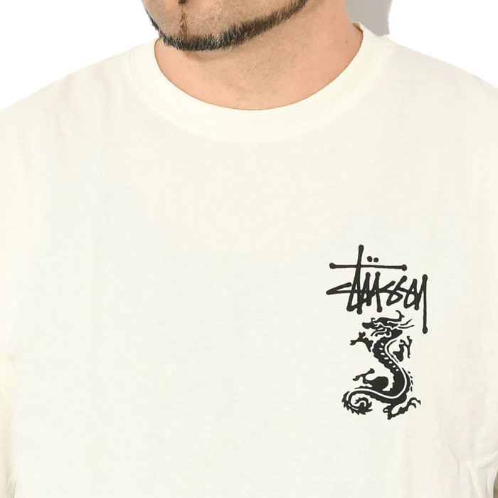 STUSSY（ステューシー） Tシャツ 半袖 メンズ Double Dragon Pigment
