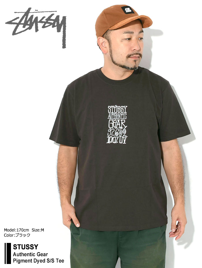 正規品 stussy Tシャツ STUSSY（ステューシー） Tシャツ 半袖 メンズ Authentic Gear Pigment
