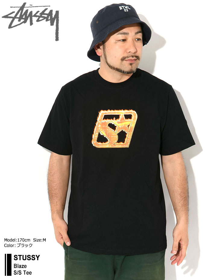 STUSSY ステューシー Tシャツ 半袖 メンズ Blaze ( stussy tee T
