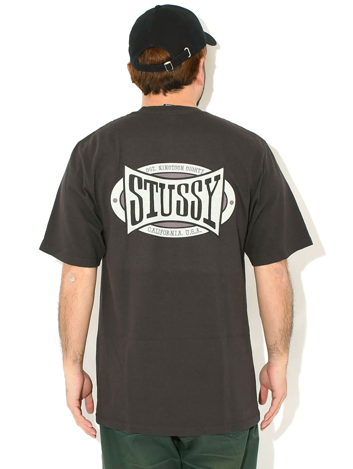 STUSSY（ステューシー） Tシャツ 半袖 メンズ Champion Oval Pigment