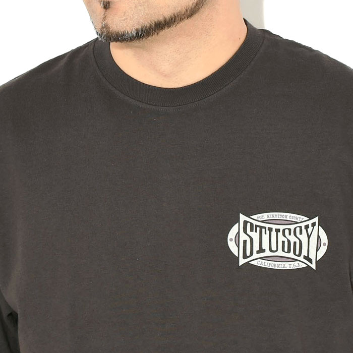 STUSSYステューシーのTシャツ Champion Oval Pigment Dyed03