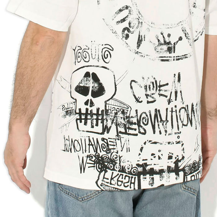 STUSSY（ステューシー） Tシャツ 半袖 メンズ Skulls Pigment Dyed