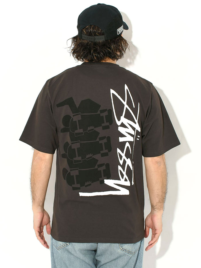 STUSSY（ステューシー） Tシャツ 半袖 メンズ Skate Stack Pigment