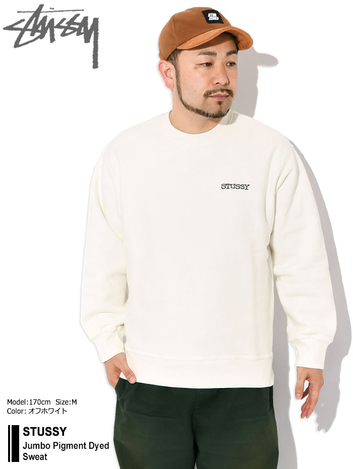 STUSSY ステューシー トレーナー メンズ Jumbo Pigment Dyed