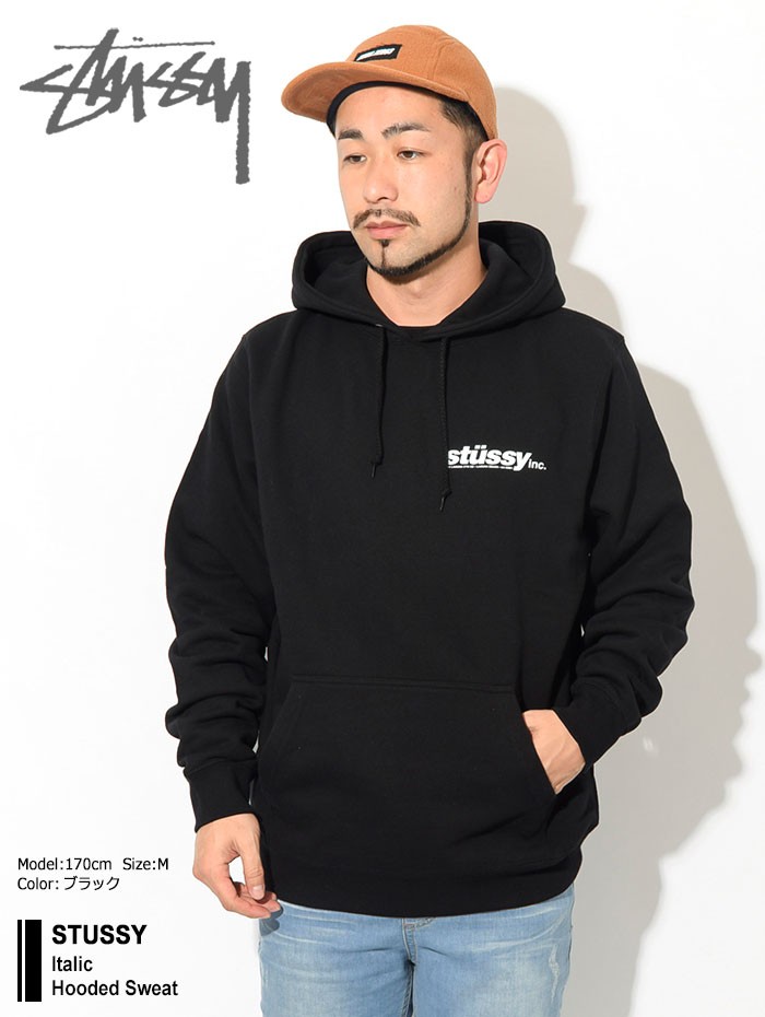 ステューシー プルオーバー パーカー STUSSY メンズ Italic ( stussy hooded sweat スウェット トップス 男性用  1924493 USAモデル 正規 )