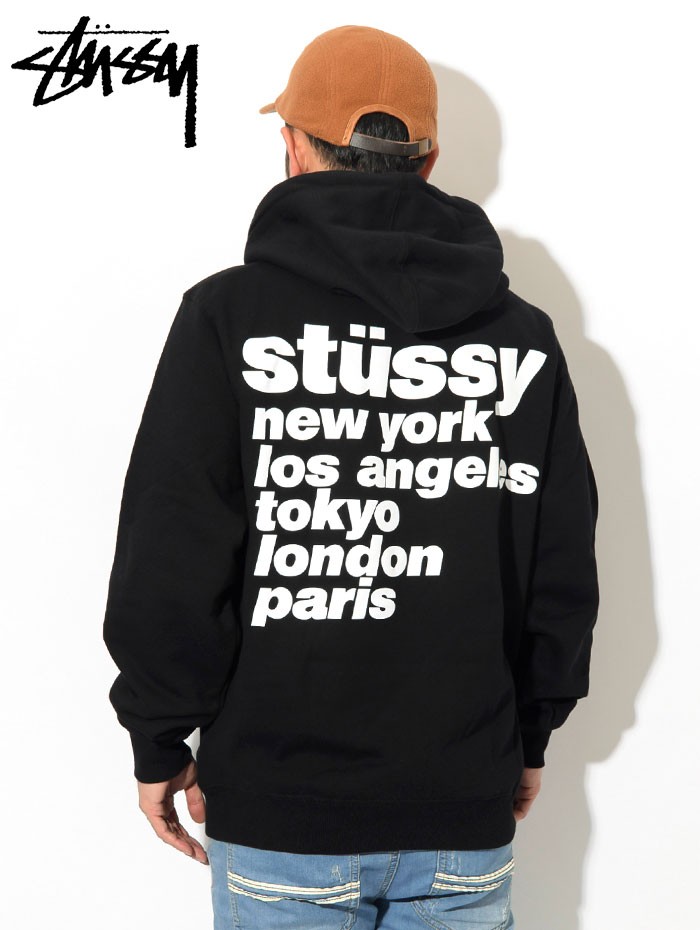 ステューシー プルオーバー パーカー STUSSY メンズ Italic ( stussy