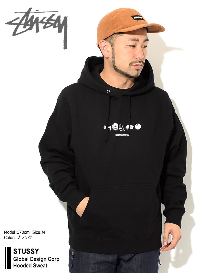 ステューシー プルオーバー パーカー STUSSY メンズ Global Design