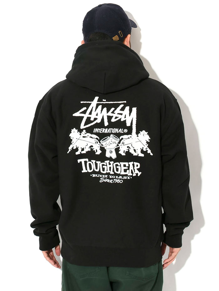STUSSY ステューシー パーカー プルオーバー メンズ Tough Gear