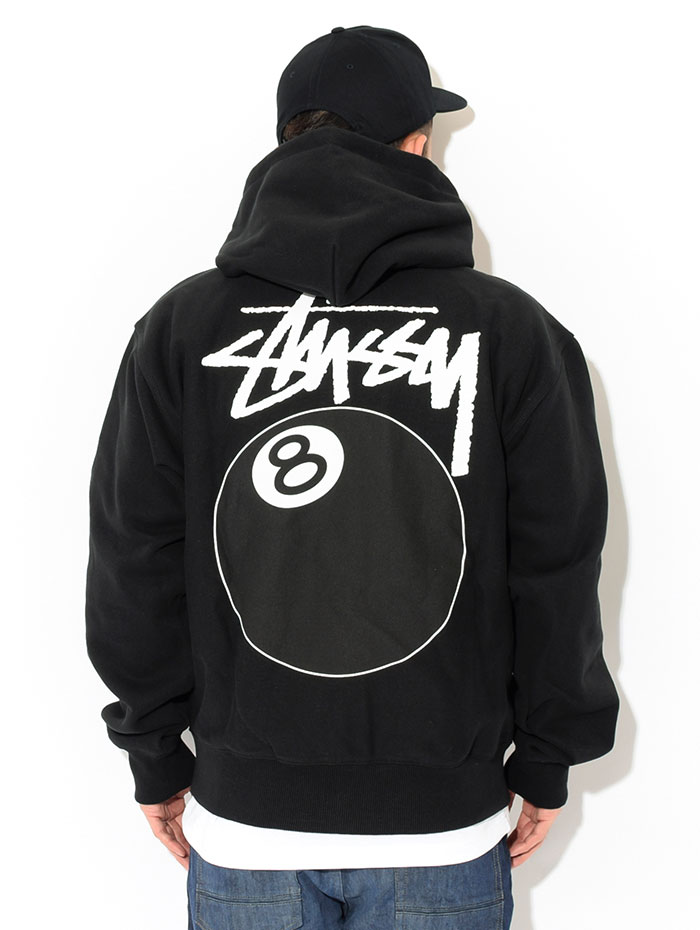 人気在庫 STUSSY - STUSSY 8 Ball Sweat Parkaの通販 by BLUE