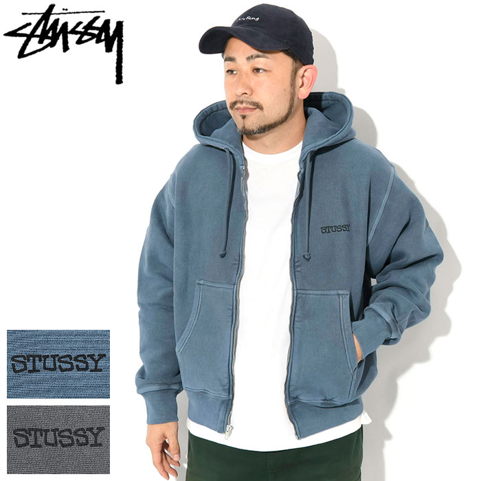 Stüssyステューシー ジップアップブルゾン ステューシー STUSSY ジップアップ ブルゾン ジャケット グレー
