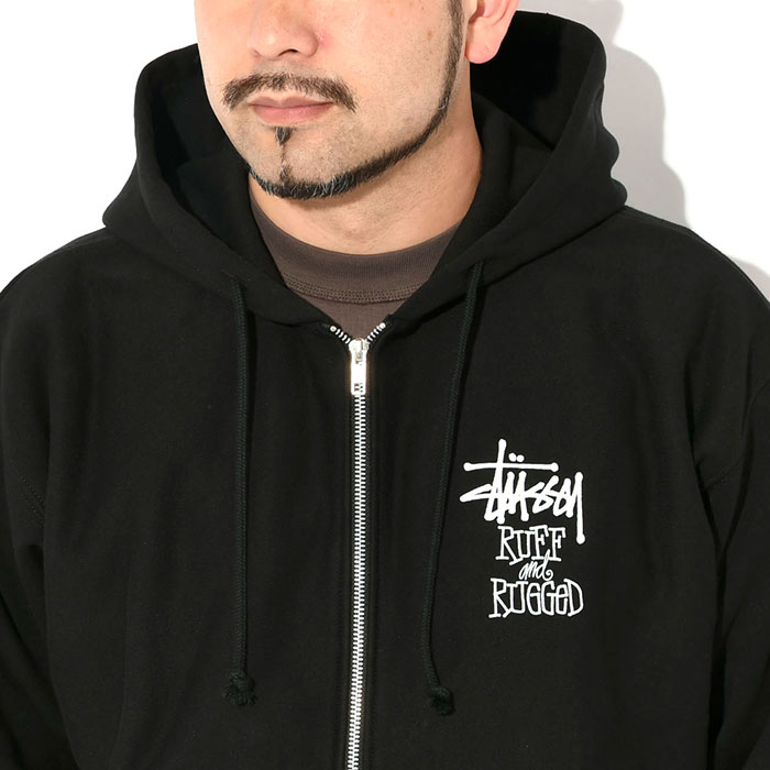 STUSSY ステューシー パーカー ジップアップ メンズ Well Suited