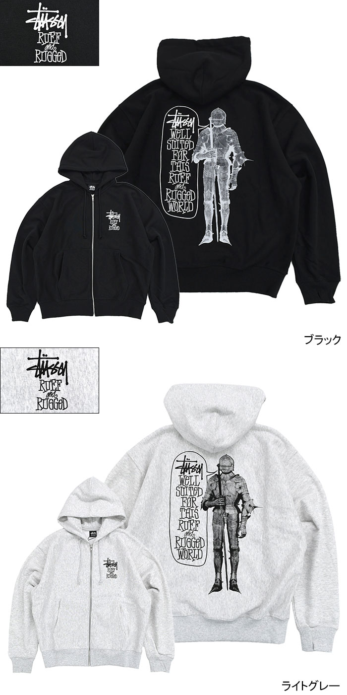 【入手困難】ステューシー STUSSY グレー パーカー ブラック #2853 STUSSY ステューシー パーカー プルオーバー メンズ Dyed Stussy